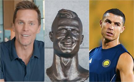 Tom Brady se ríe de la estatua de Cristiano Ronaldo: “Es la peor escultura de un atleta”