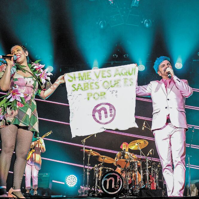 Los argentinos cerraron la noche con “Nadie como tú”; “743” y “Don”. LILIANA ESTRADA. OCESA