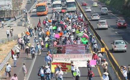 Desactivan nuevos bloqueos de ejidatarios en carretera México-Cuernavaca