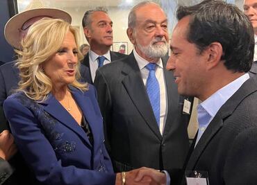 El senador Mauricio Vila dialoga con Jill Biden sobre la relación México-EU