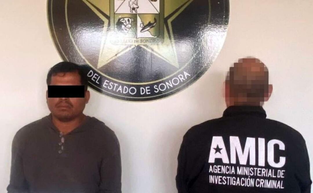 Fernando “N”, detenido en campo agrícola de Hermosillo, por su probable responsabilidad en el delito de violación agravada (10/06/2025). Foto: Fiscalía de Sonora