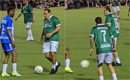 Cuauhtémoc Blanco hace jugada de "fantasía" ante Leyendas de Honduras; la acción generó risas