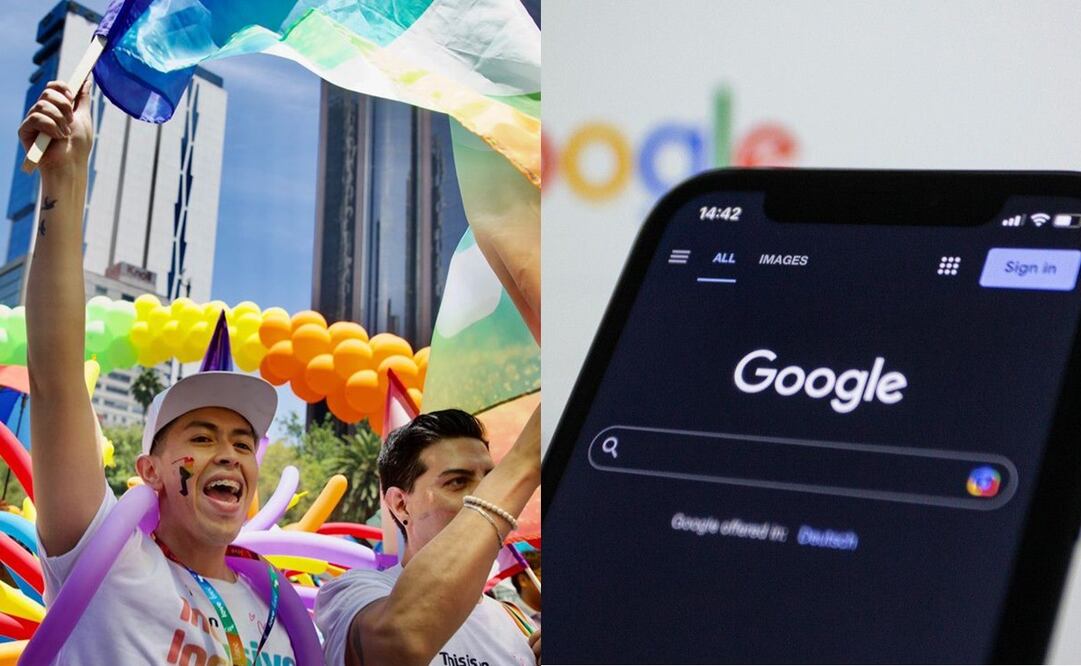 Esto pasa si buscas "Marcha LGBT" en Google. Foto: Archivo / EL UNIVERSAL