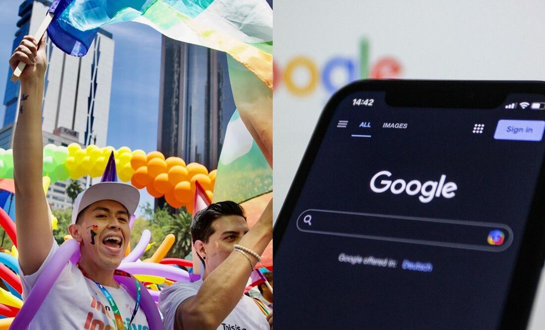 Esto pasa si buscas "Marcha LGBT" en Google. Foto: Archivo / EL UNIVERSAL