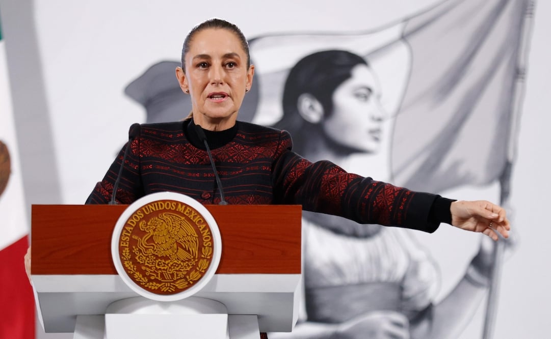 Conferencia matutina de este 9 de octubre de 2025. Foto: Diego Simón / EL UNIVERSAL