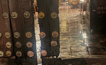 Incendio en catedral de Puebla fue por “actos vandálicos”: Arquidiócesis