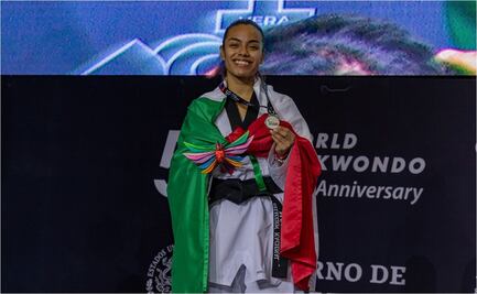 Claudia Romero gana medalla de bronce en el Grand Prix de Taekwondo en Inglaterra