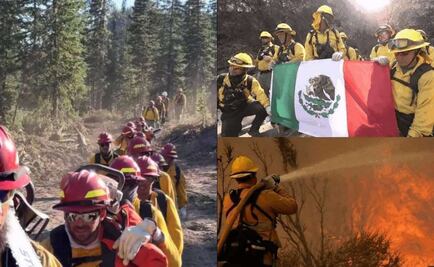 “Así demostramos el amor que tenemos a nuestros hermanos de EU”: bomberos mexicanos combaten el fuego en Los Ángeles