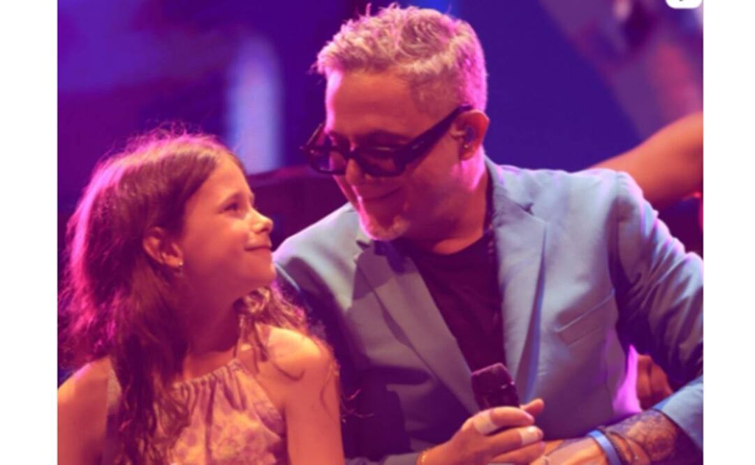 Alejandro Sanz y su hija Alma viven emotivo momento,