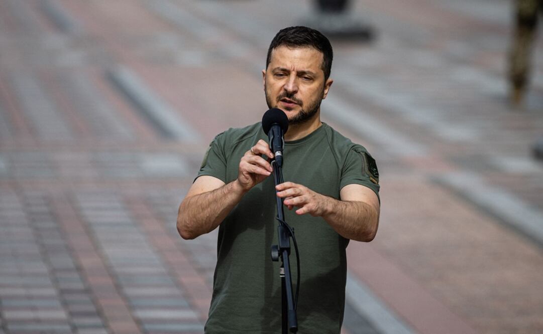 El presidente de Ucrania, Volodymyr Zelensky. Foto: AFP