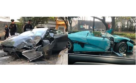 Los destrozan y abandonan; Lamborghini sufre mismo destino del Koenigsegg