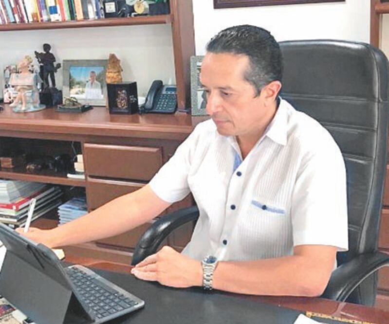 El gobernador Carlos Joaquín González sostuvo reuniones virtuales con empresarios del CCE de la región.