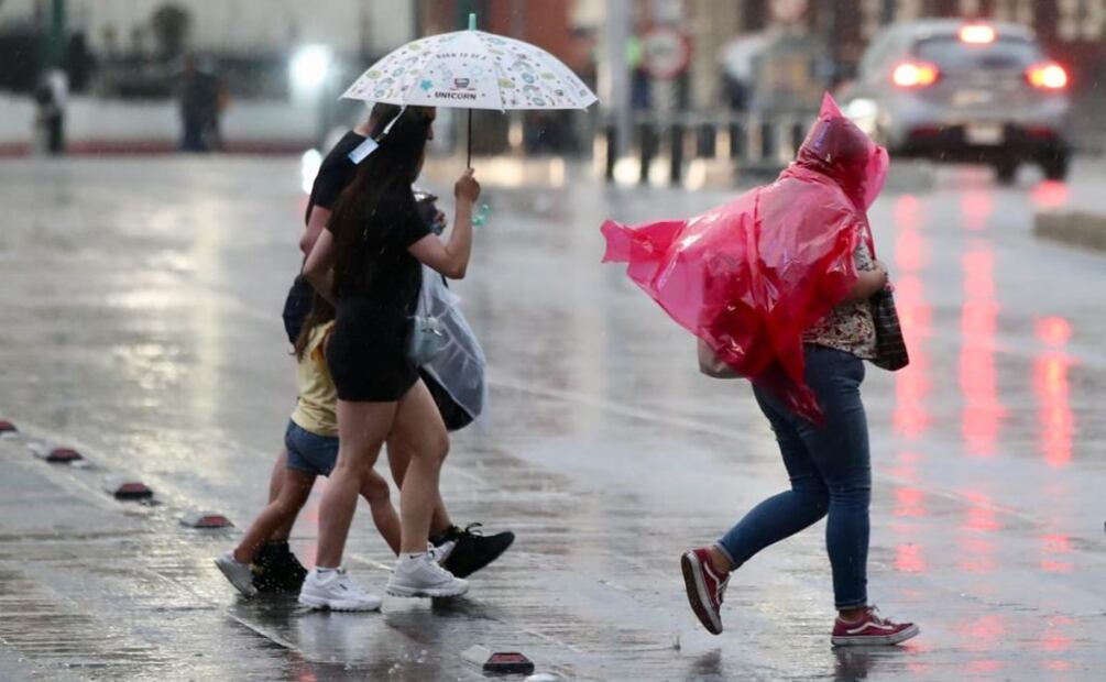 Lluvia. Foto: Valente Rosas. EL UNIVERSAL