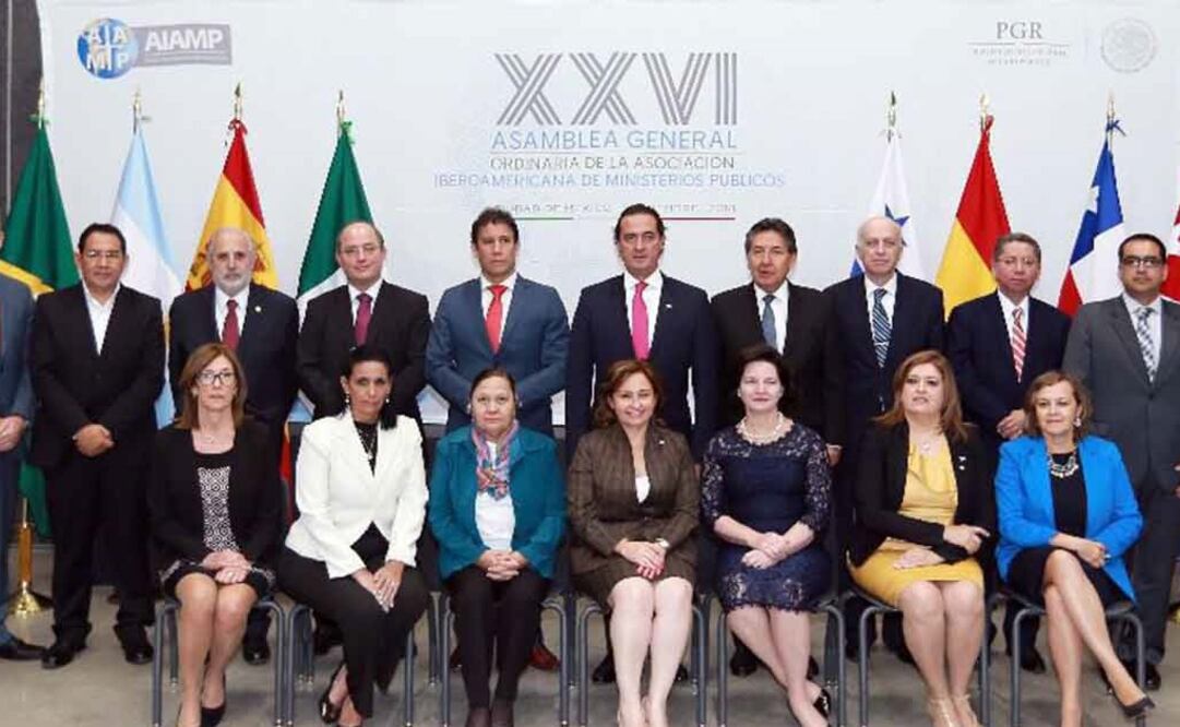 Integrantes de la Asociación Iberoamericana de Ministerios Públicos. Foto: Especial