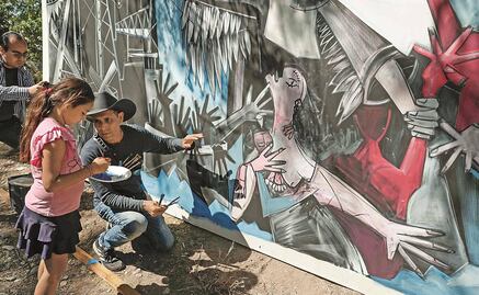 Plasma en un lienzo la tragedia de la mina de Aguijita