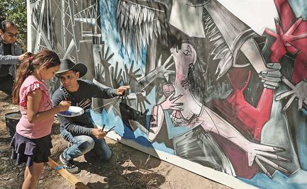 Plasma en un lienzo la tragedia de la mina de Aguijita