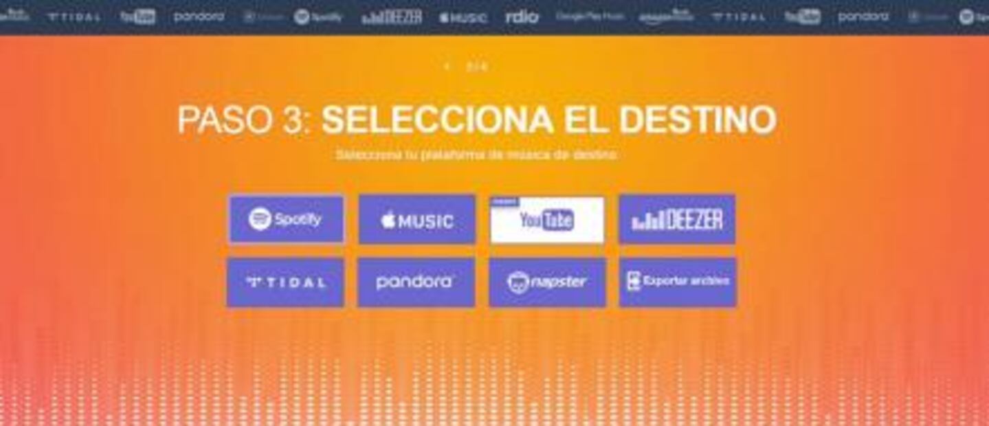 Cómo exportar tu playlist de una plataforma a otra