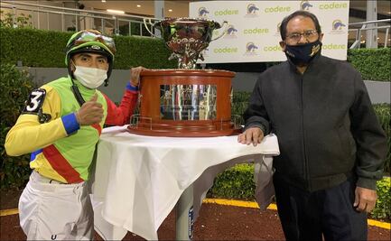 López y su caballo Ahivar Asquifar, los ganadores del Handicap de Las Américas