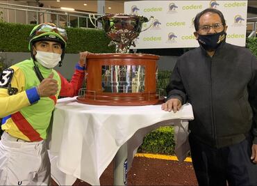 López y su caballo Ahivar Asquifar, los ganadores del Handicap de Las Américas