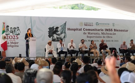 Sheinbaum promete hospitales del IMSS Bienestar completamente equipados a final de 2025; anuncia cirugías de cataratas