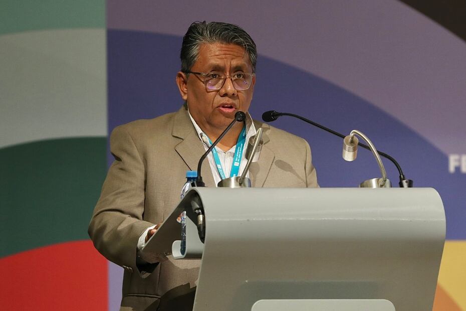 El periodista habla de la importancia del periodismo cultura en la FIL Guadalajara.
Foto: EL UNIVERSAL / Berenice Fregoso