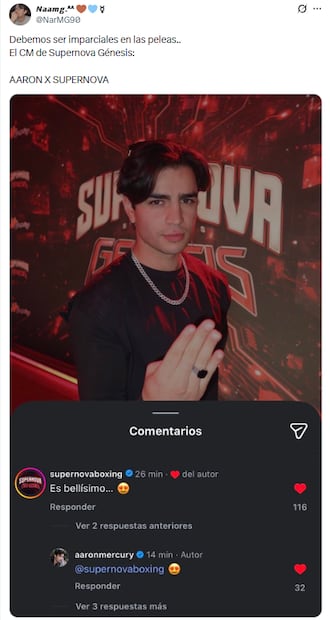 Memes del anuncio de los combates para Supernova Génesis 2026. Foto: X