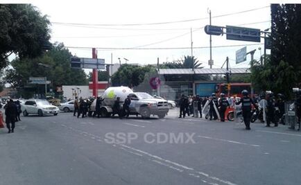 Gaseros bloquean Avenida Insurgentes