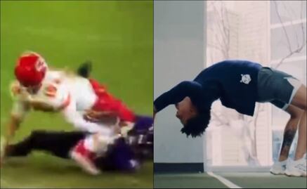 VIDEO: Patrick Mahomes se salvó de una terrible lesión por este insólito entrenamiento