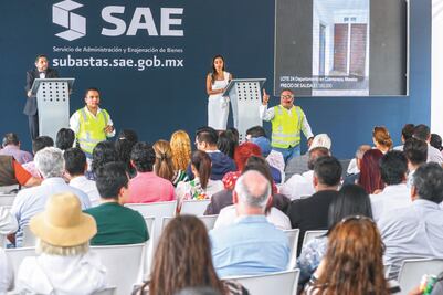 Recaudados, 56 mdp en subasta de inmuebles