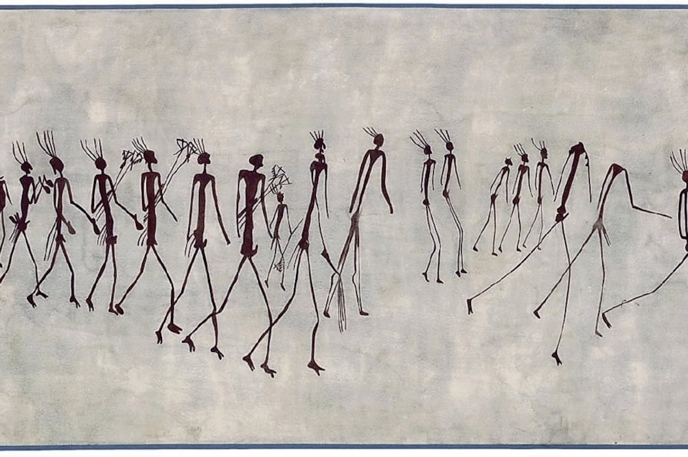 Las acuarelas fueron realizadas por estudiantes y colaboradores del etnólogo alemán Leo Frobenius en expediciones que realizó a principios del siglo XX . (INSTITUTO FROBENIUS)