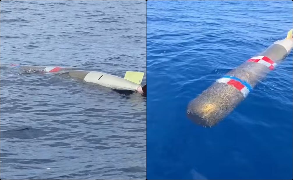 Estos proyectiles son utilizados durante ejercicios de adiestramiento y precisaron que no representaba peligro. Fotos: Especiales