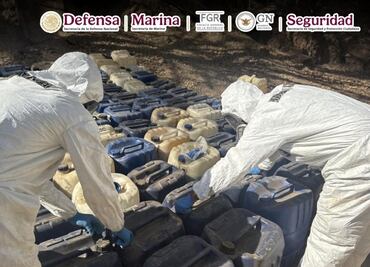 Desmantelan dos narcolaboratorios; aseguran más de 150 kilos de metanfetamina en Durango