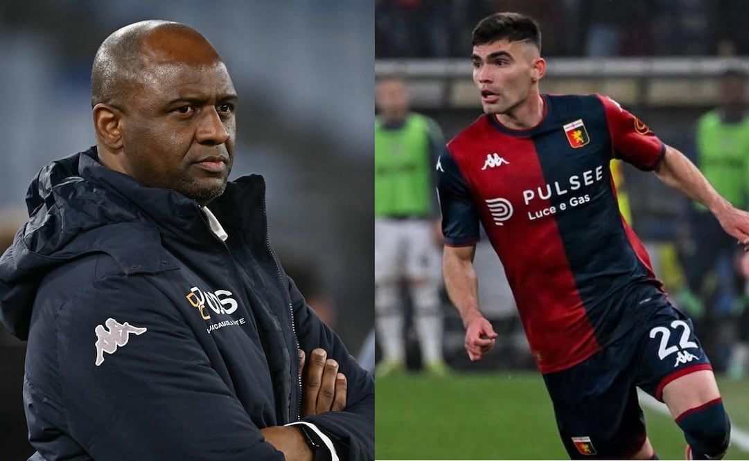 Johan Vásquez se queda sin director técnico; Genoa despide al francés Patrick Vieira - Fotos: AFP/@johan_pipe en Instagram