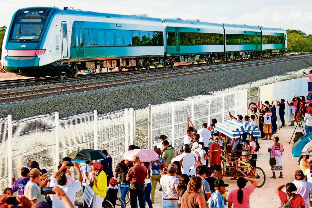 El gobierno federal entregará al menos 50 obras relevantes, actualmente en marcha, antes de que termine el sexenio. Entre ellas, destaca el Tren Maya. Foto: Archivo | El Universal