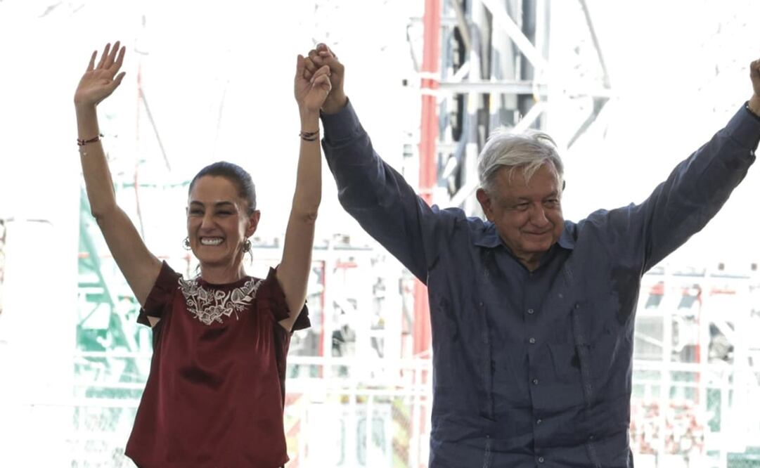 Andrés Manuel López Obrador presumió que desde la elección del pasado 2 de junio está “tirando aceite”. Foto: Gabriel Pano / EL UNIVERSAL