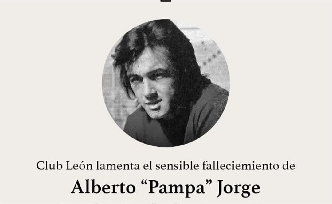 Murió el histórico Alberto Jorge. FOTO: @clubleonfc