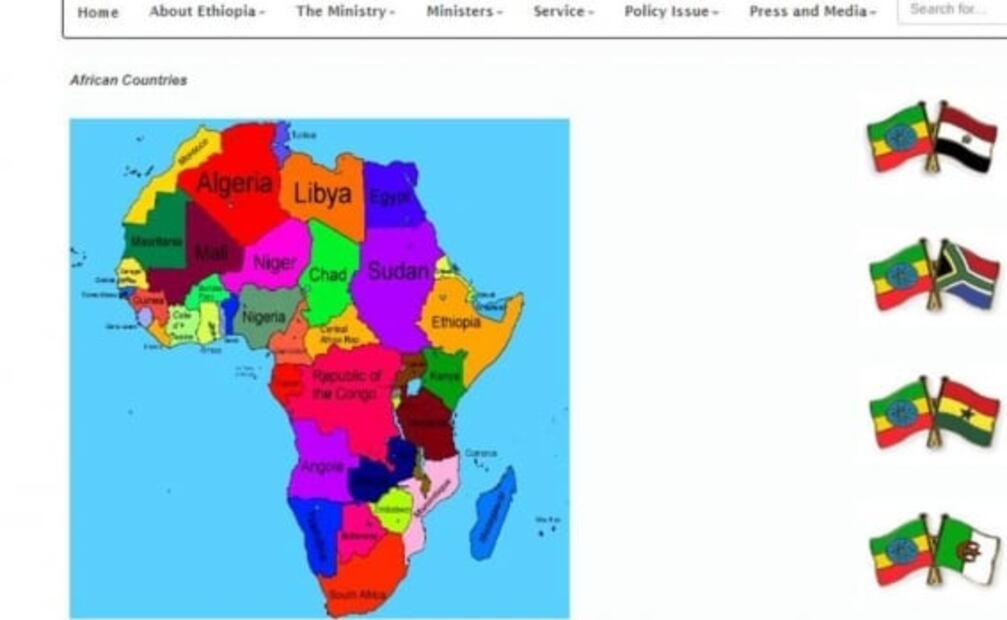 Etiopía se disculpa por "borrar" a Somalia del mapa de África