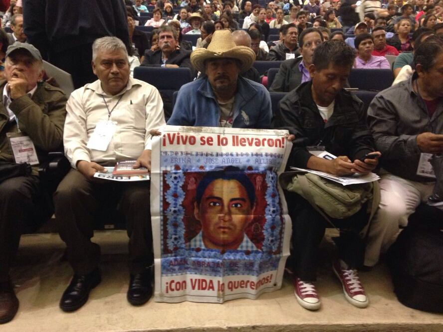 Imágenes del foro educativo de la CNTE en Centro de Convenciones Siglo XXI. (Ariel Ojeda/ EL UNIVERSAL)