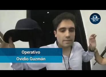 Revelan video de detención de Ovidio Guzmán