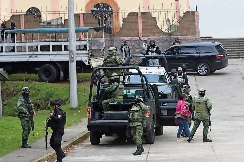 Tras los hechos de violencia a finales de 2023 en Texcaltitlán, se reforzó la
presencia del Ejército y fuerzas federales en la zona sur del Edomex. Archivo. El Universal
