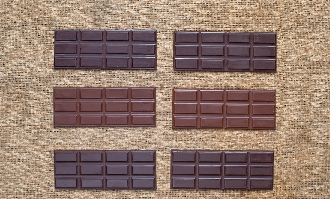 Barras de chocolate. Foto: Edgar Silva Fuentes/EL UNIVERSAL