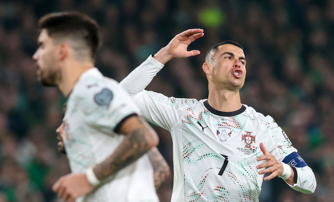 Cristiano Ronaldo durante los clasificatorias para el Mundial de 2026 - Foto: AFP