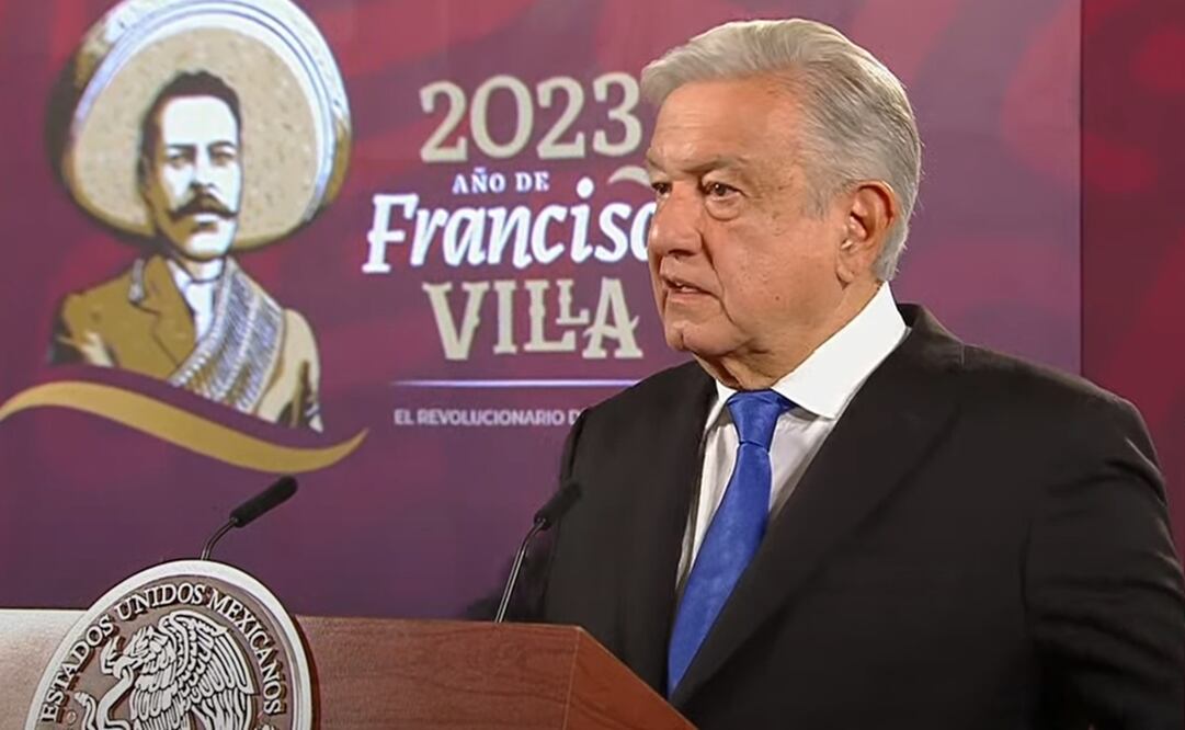 AMLO habla sobre la entrada de fentanilo en la conferencia mañanera. Foto: captura de pantalla