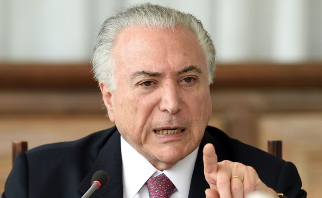 Michael Temer, actual presidente de Brasil. Foto: AFP