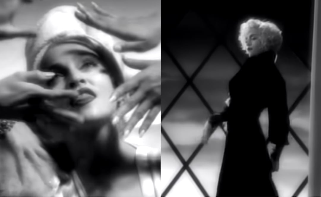 Madonna en el videoclip Vogue. Foto: Captura de youtube.