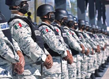 Quedan detenidos 5 elementos de la Guardia Nacional por hallazgo de dinero y armas en cuartel