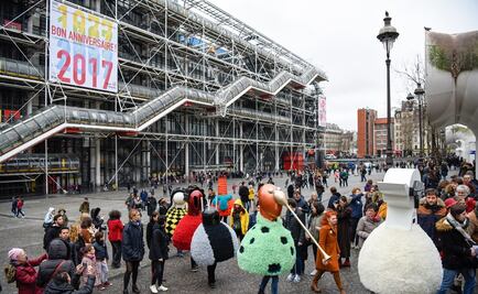 El Pompidou recibe 87 mil personas en su 40 aniversario