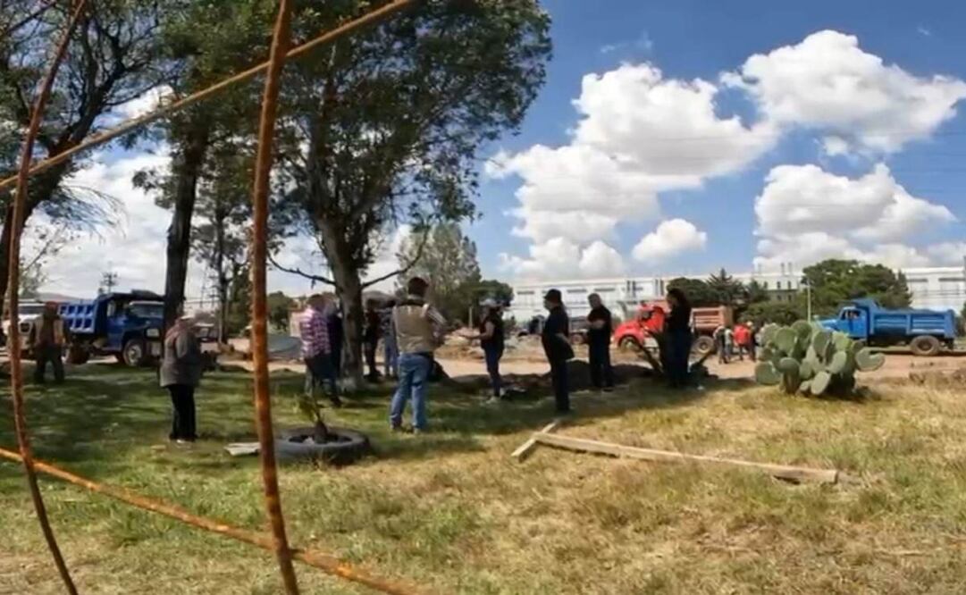 Pobladores Sahagún, Hidalgo se oponen a construcción de 410 departamentos por daño ambiental (01/10/2025). Foto: Especial