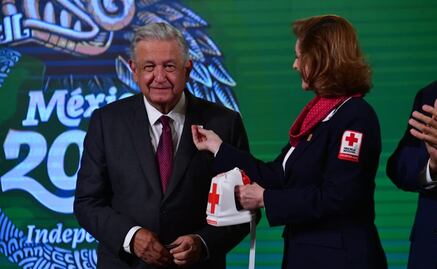 AMLO arranca Colecta Nacional 2021 de la Cruz Roja Mexicana