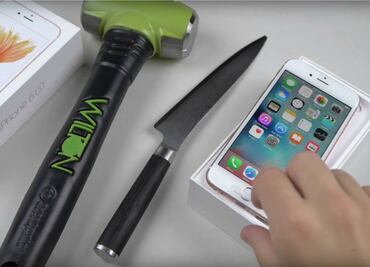 Prueban resistencia del iPhone 6S